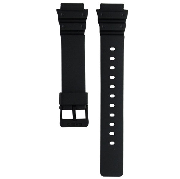 Original Casio Resin Black 10393907 Watch Strap