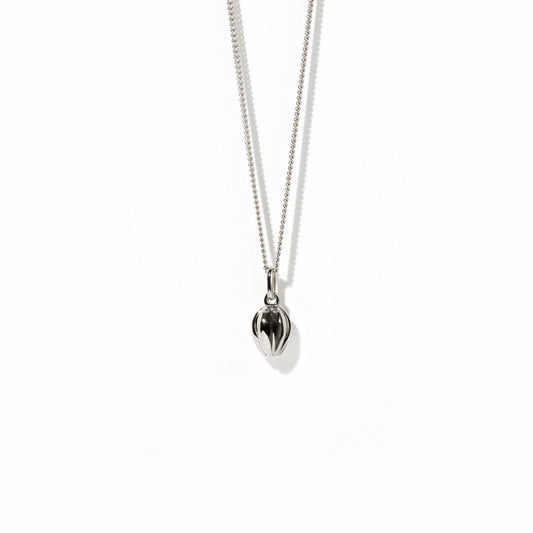 Sterling Silver Tulip Charm Necklace