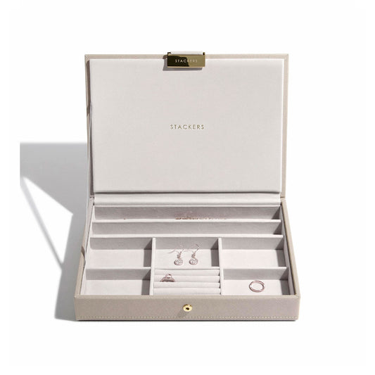 Taupe Classic Jewellery Box Lid