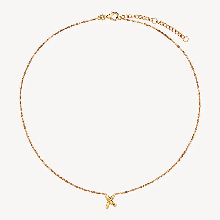 Bisous Necklace - Gold Plated