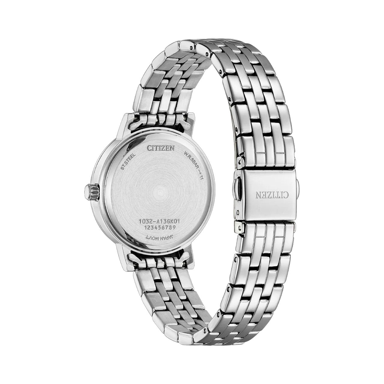 Citizen - Ladies Stainless Steel Soft Green Watch - EL3100-55X
