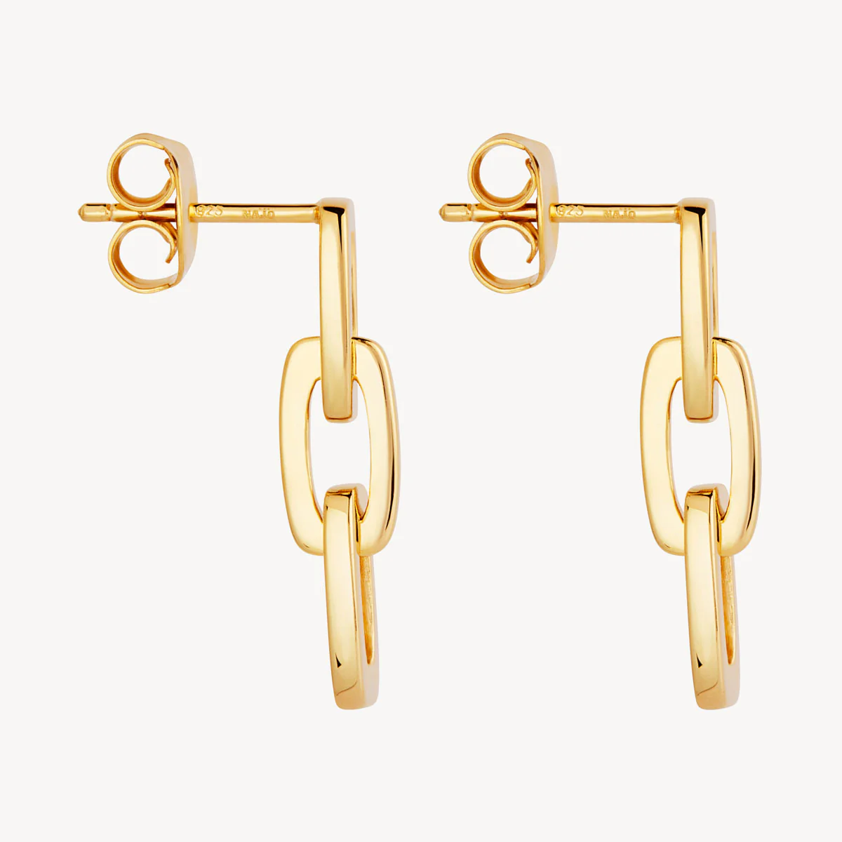 The Marchioness Chain Earrings - Gold Plated