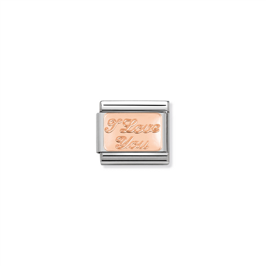 Composable Classic Link 430101/30 Rose Gold I Love You