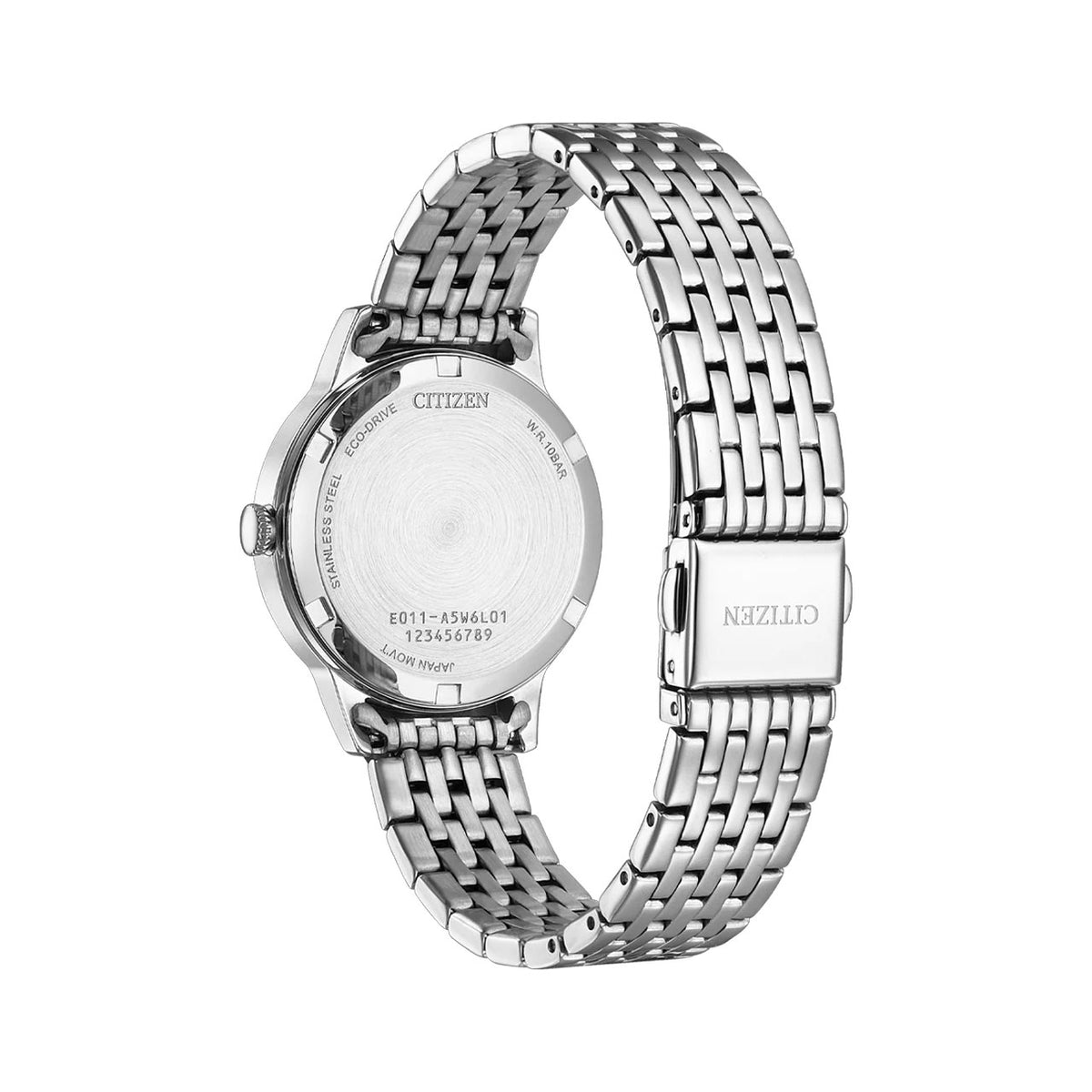 Citizen - Ladies Stainless Steel Eco-Drive Watch - EW2621-59A