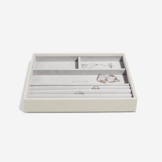 Oatmeal Classic Ring & Bracelet Layer