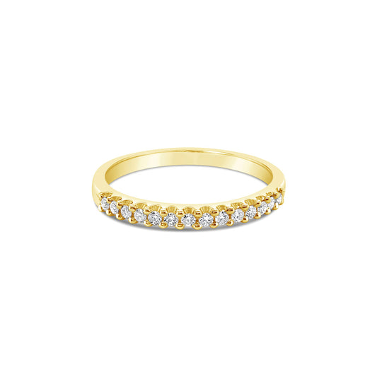 9k Yellow Gold Diamond Anniversary Band