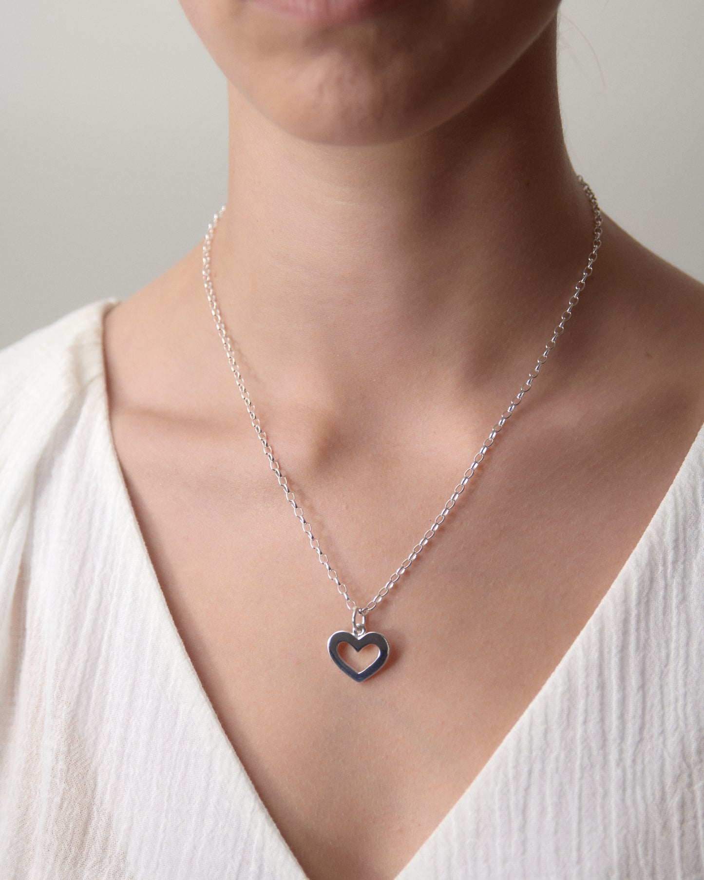 Sterling Silver Heart Pendant