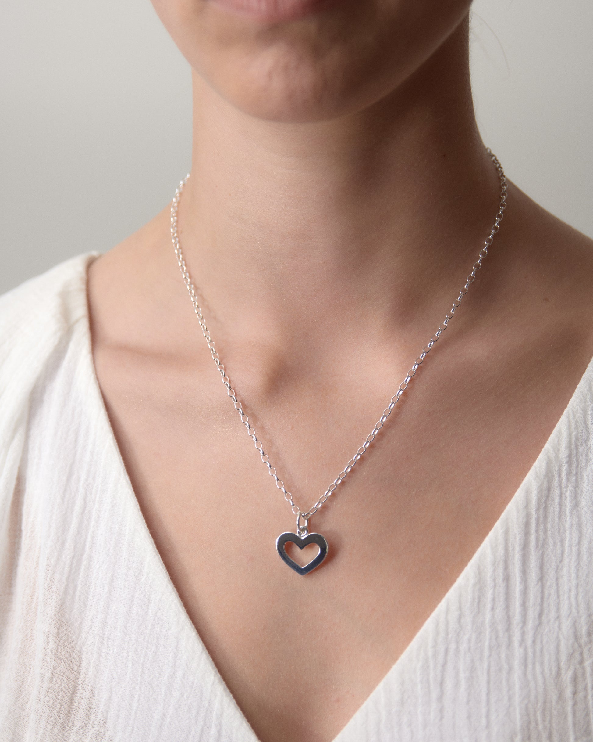 Sterling Silver Heart Pendant