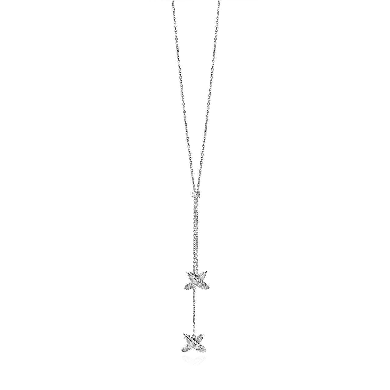 Sterling Silver Double Kisses Pendant