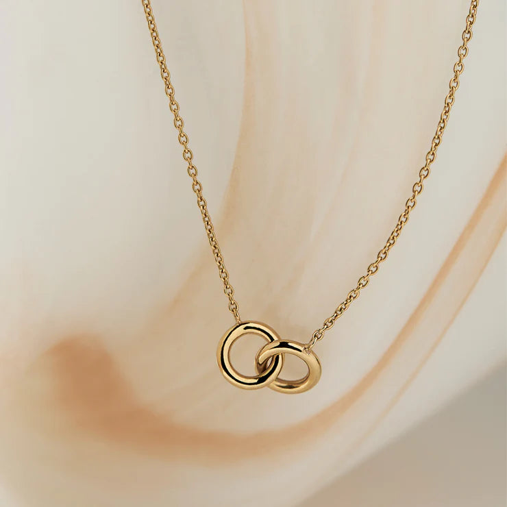 Embrace Necklace (42cm+ext) - Gold Plated