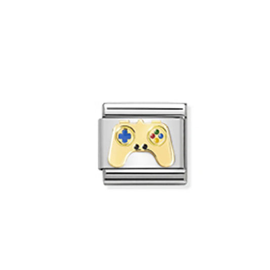 Composable Classic Link 030210/24 Gaming Console Controller In 18K Gold And Enamel