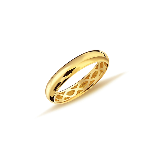 9k Yellow Gold 3mm Plain Band Ring