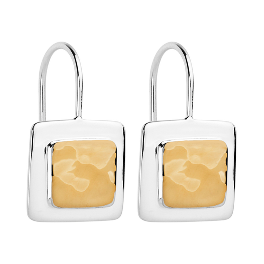 Oasis Two-Tone Earrings