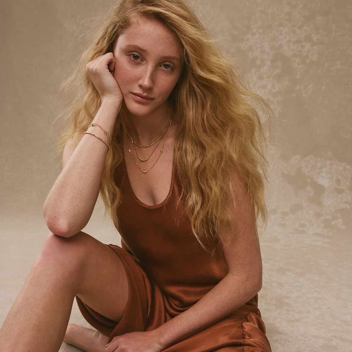 Quadrille Bracelet - Gold Plated