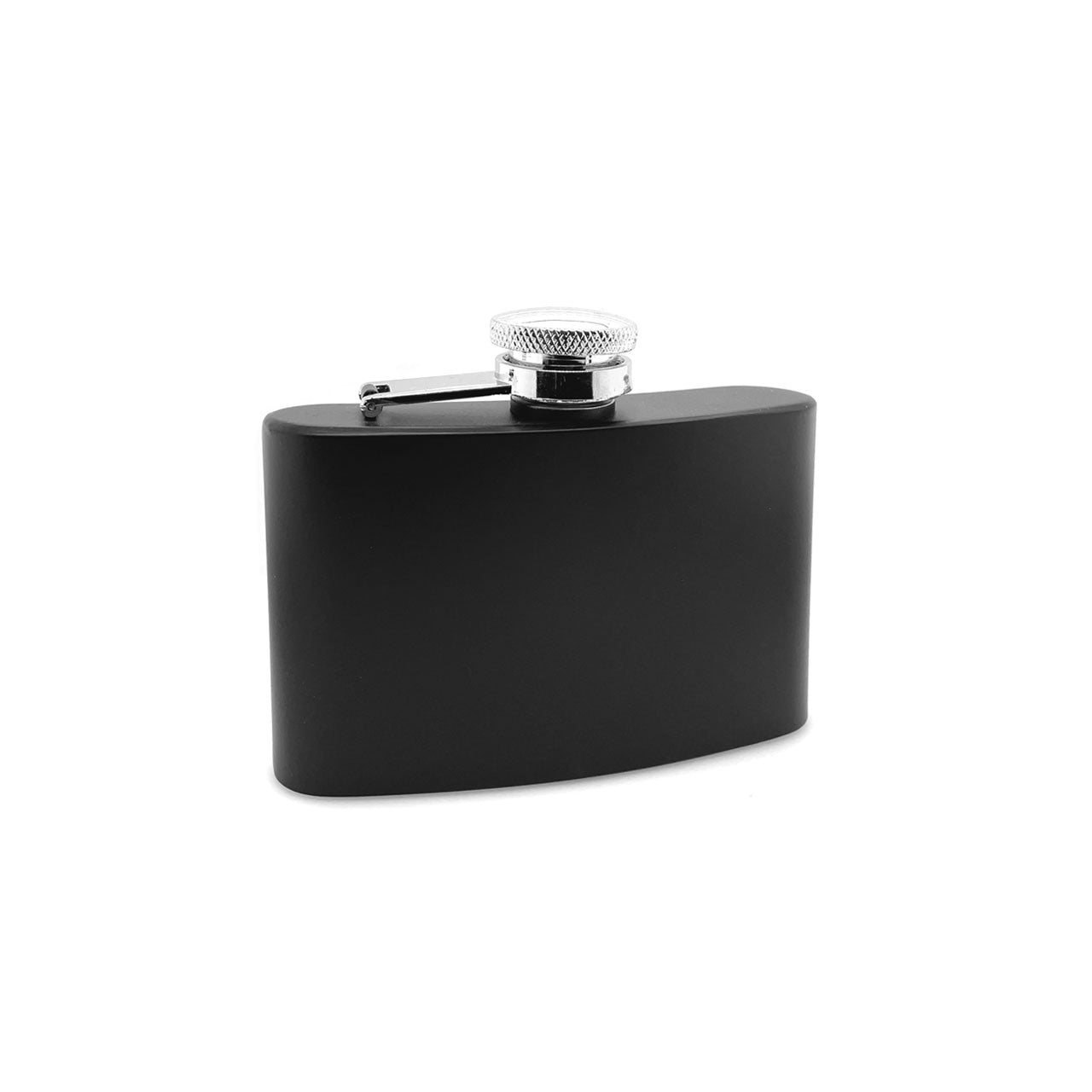 4oz Hip Flask in Matte Black Stainless Steel