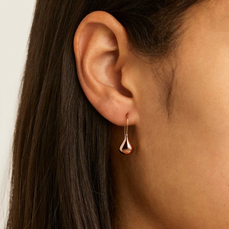 Baby Tears Earring - Rose Gold Plated