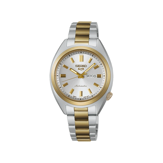 Seiko - SRE024K Ladies Seiko 5 Sports ‘Hebitama’ SNXS Two Tone Automatic Watch