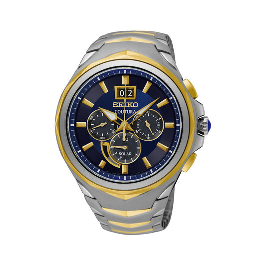 SSC642P - Mens Coutura Two Tone Chronograph Solar Watch