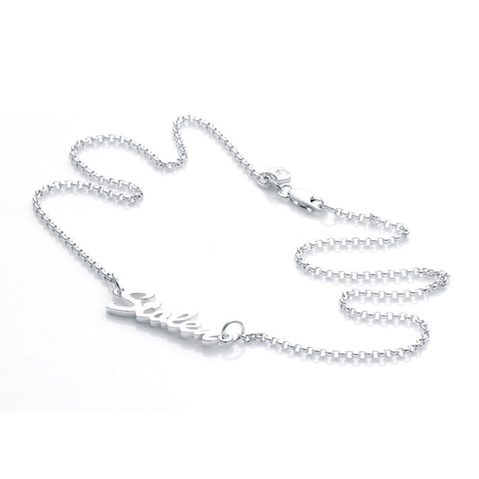 Stolen Script Necklace