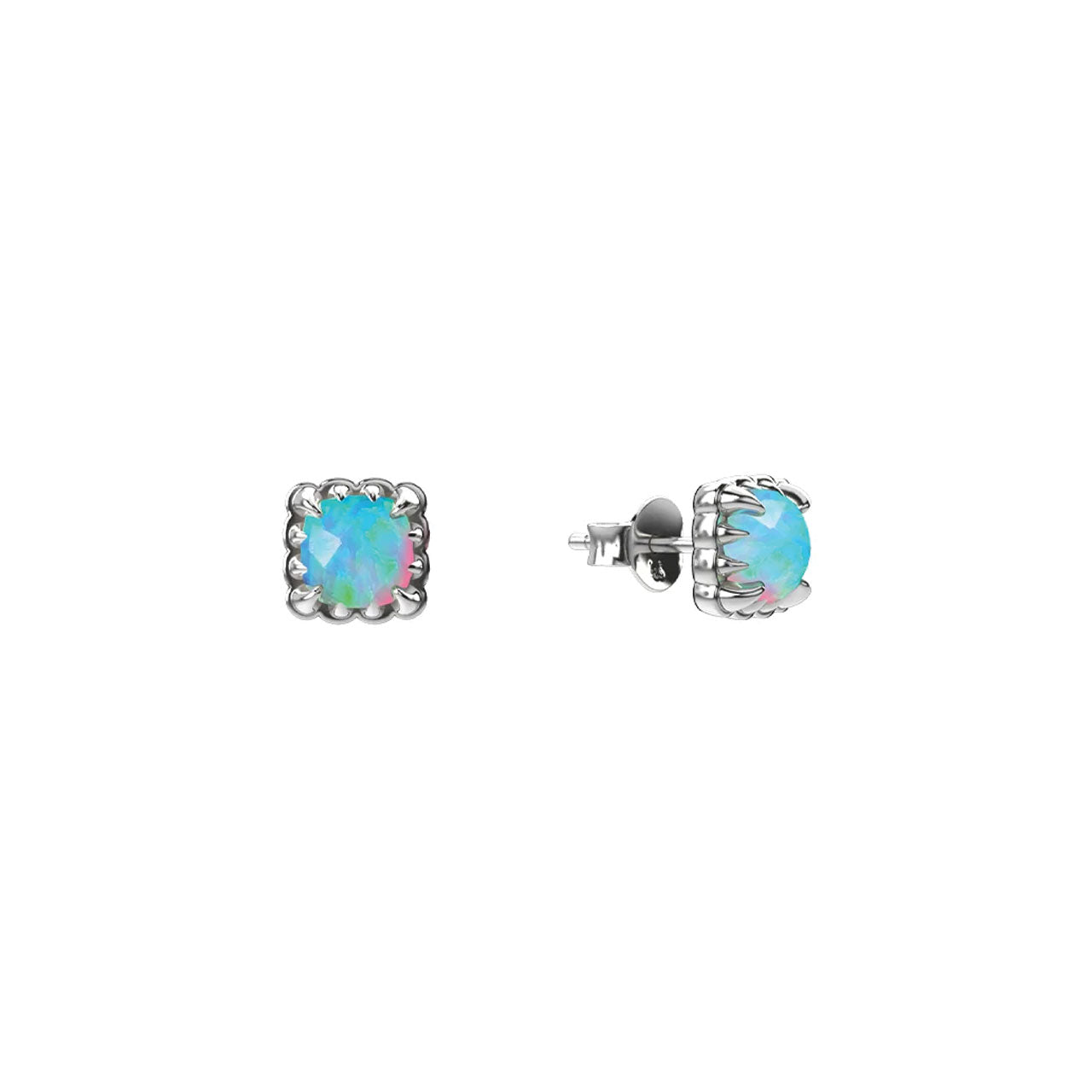 Mini Claw Studs Bello Opal