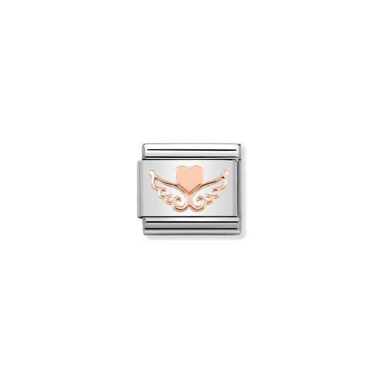 Composable Classic Link 430104/01 Rose Gold Heart with Wings
