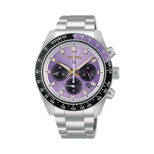 Seiko - HBJ005P 145th Anniversary  Edo Purple Speedtimer Solar Chronograph Limited Edition Watch