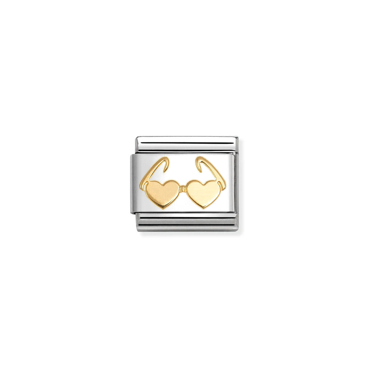 Composable Classic Link 030149/67 Heart Sunglasses In 18K Gold