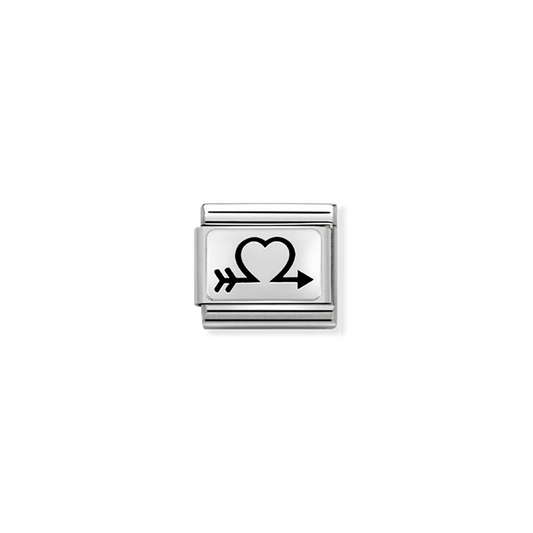 Composable Classic Link 330109/37 Open Heart with Arrow