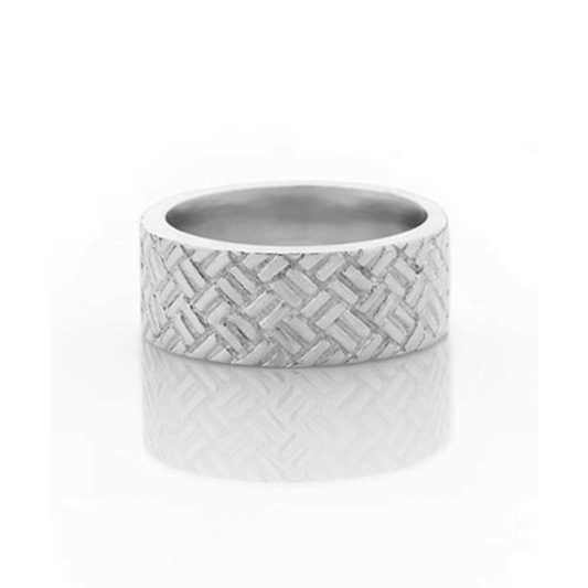 Sterling Silver Weave Ring