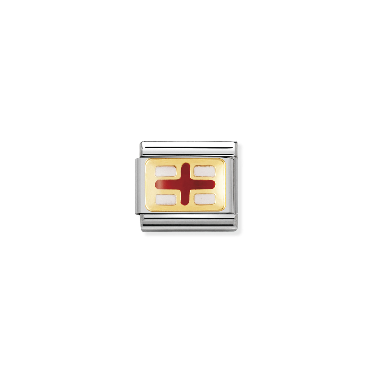 Composable Classic Link 030234/08 England Flag in 18k Gold