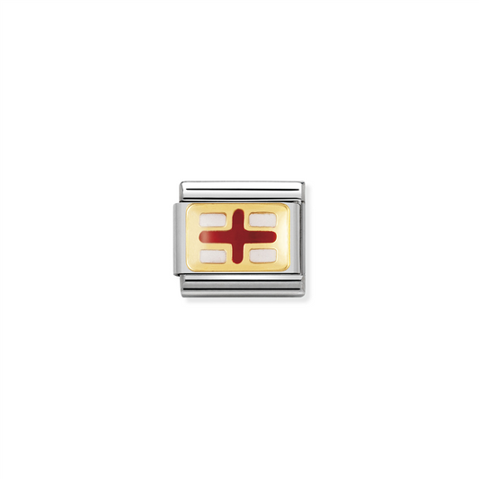 Composable Classic Link 030234/08 England Flag in 18k Gold