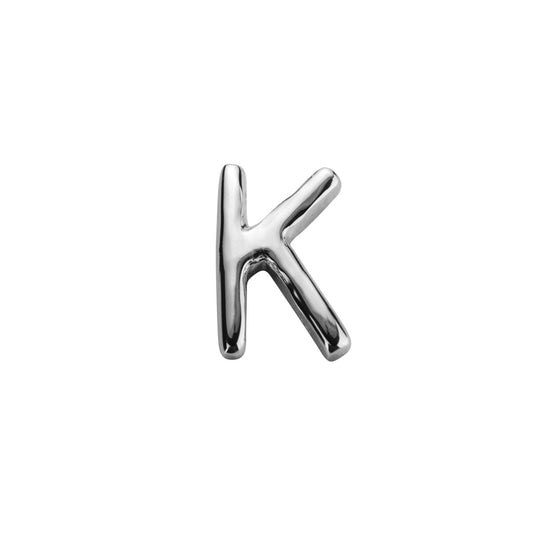 Silver Letter K