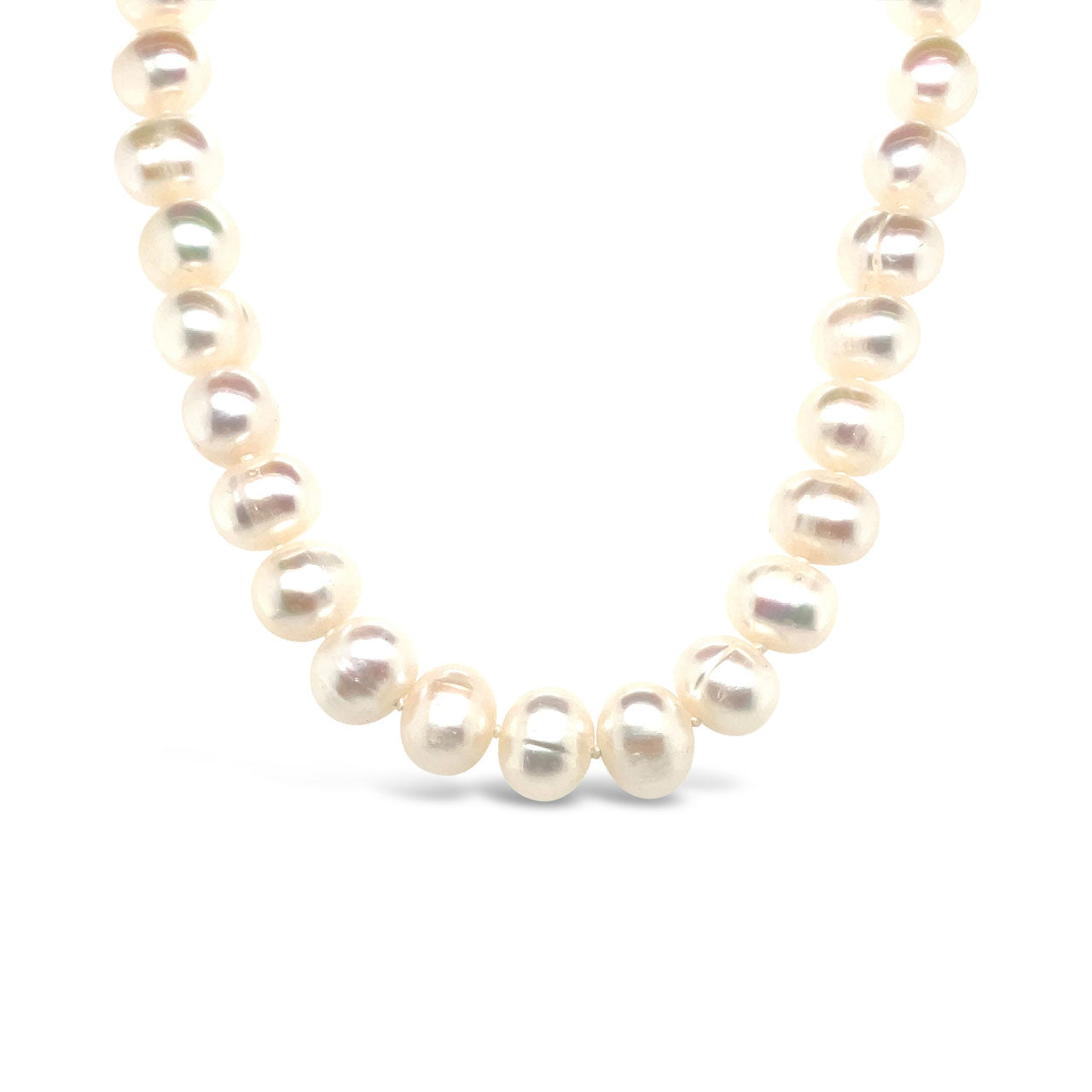 10-10.5mm Fresh Water Pearl 45cm Strand Necklace