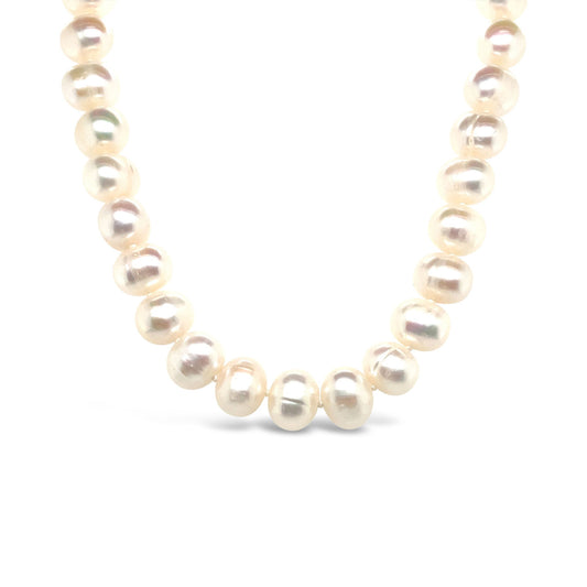 10-10.5mm Fresh Water Pearl 45cm Strand Necklace