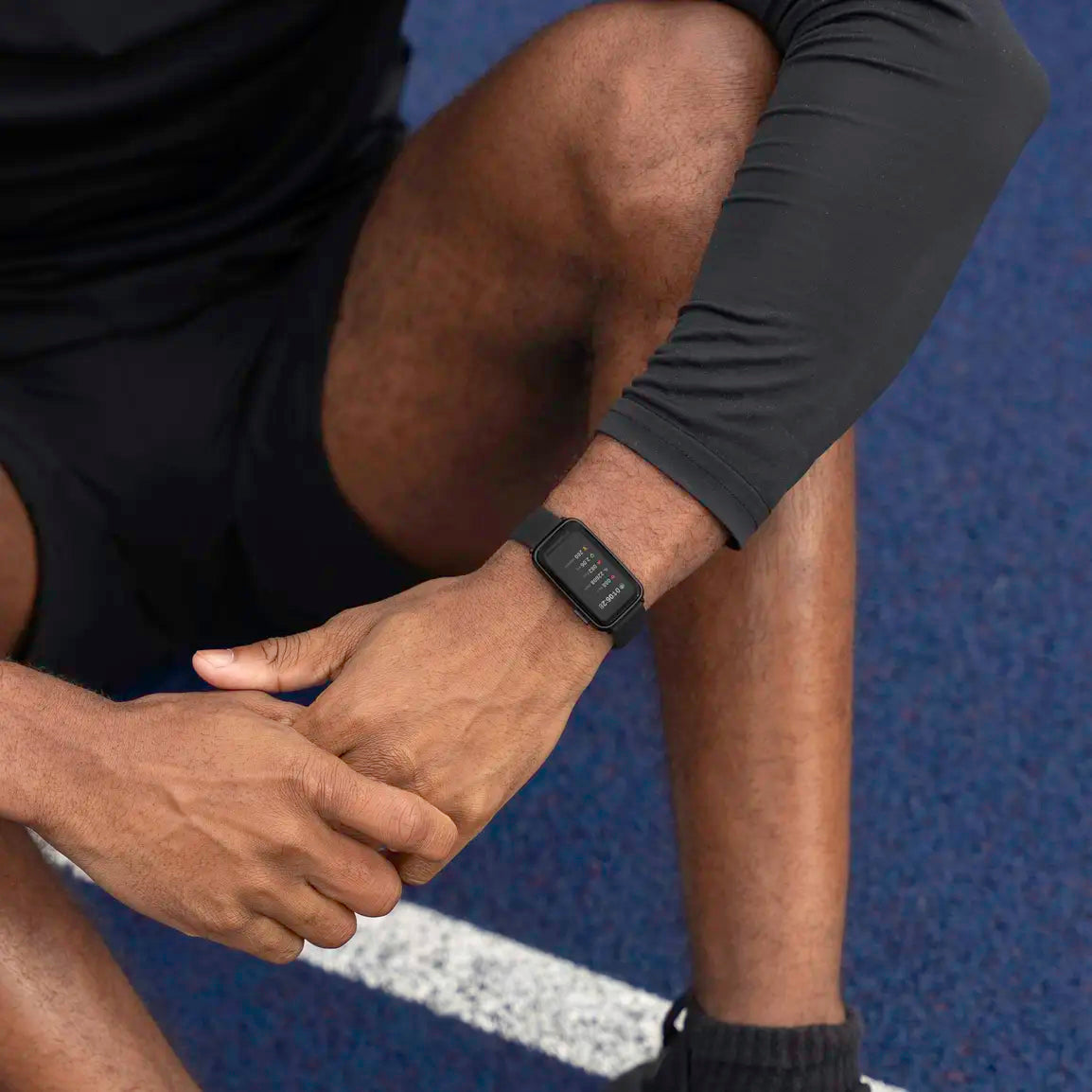 Sekonda Track Smart Watch | Black Case & Silicone Strap | 30171