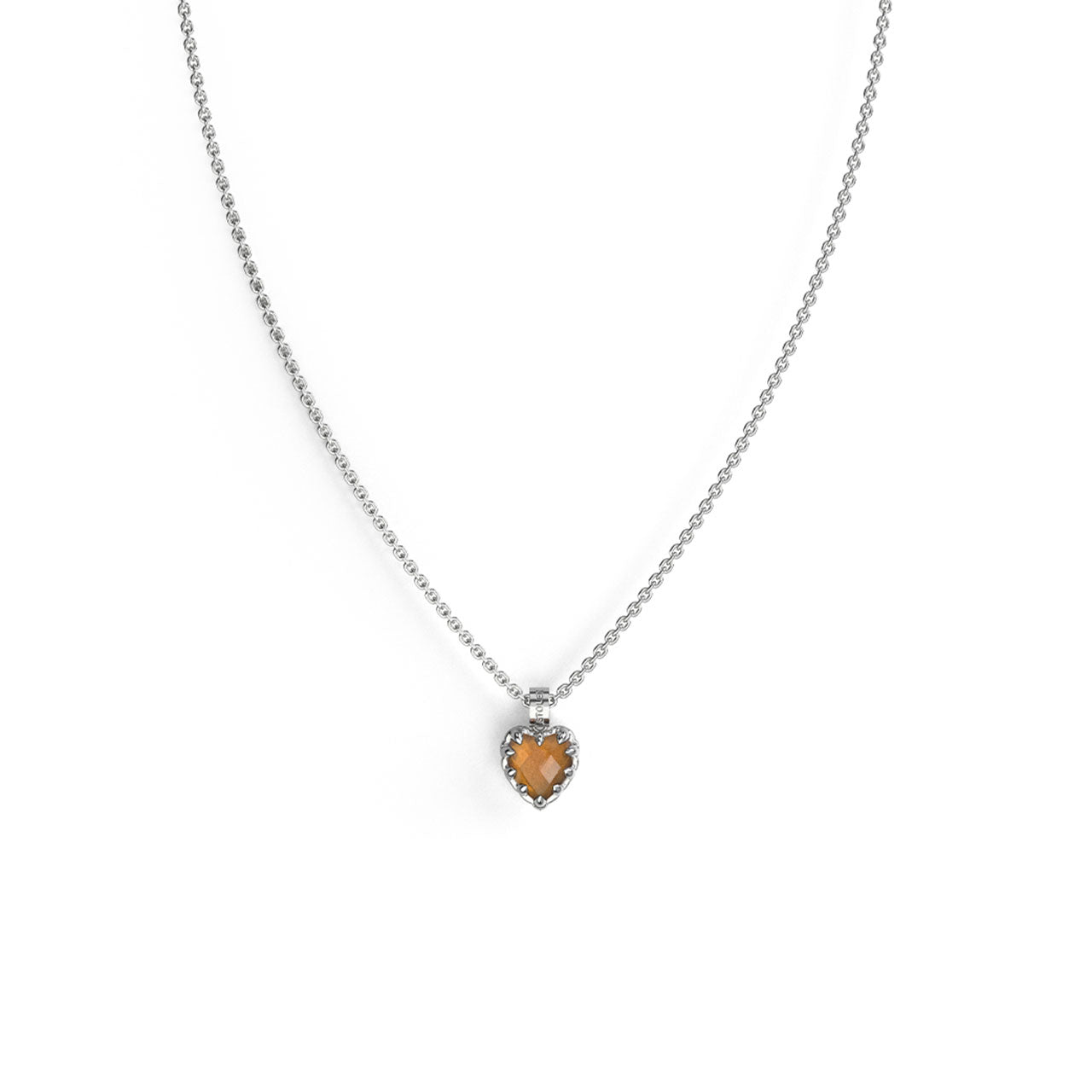 Love Claw Necklace Citrine