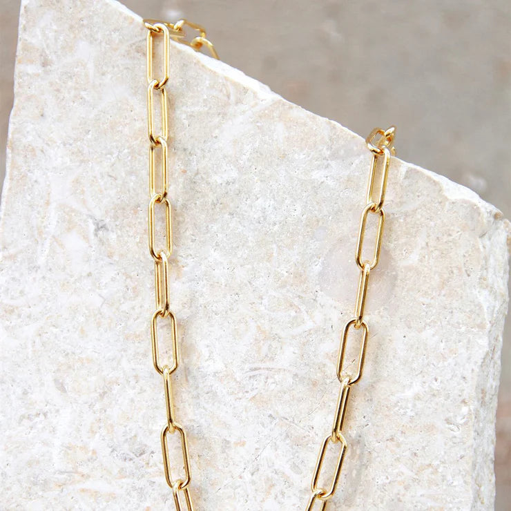 Vista Chain Necklace - Gold Plated
