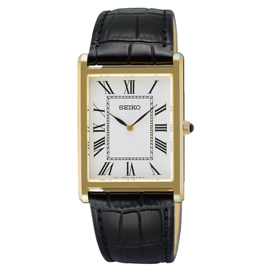 Seiko - SWR052P Men's Classic Rectangular Daywear Watch