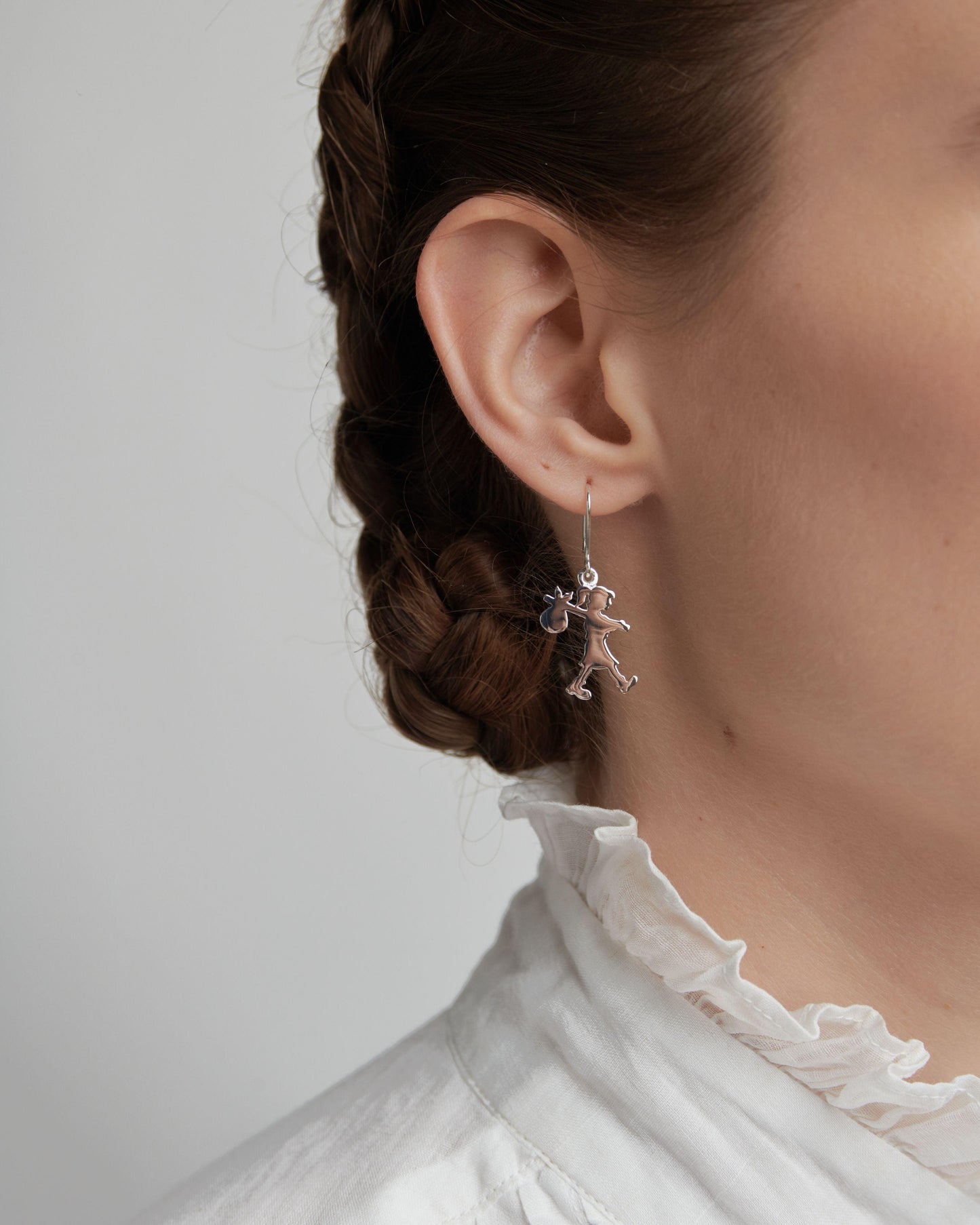Sterling Silver Runaway Girl Drop Earrings - Jamies Jewellers