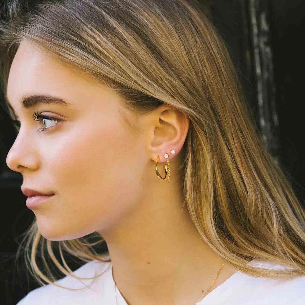 Cetara Piccolo Pianura Earrings - Gold Plated