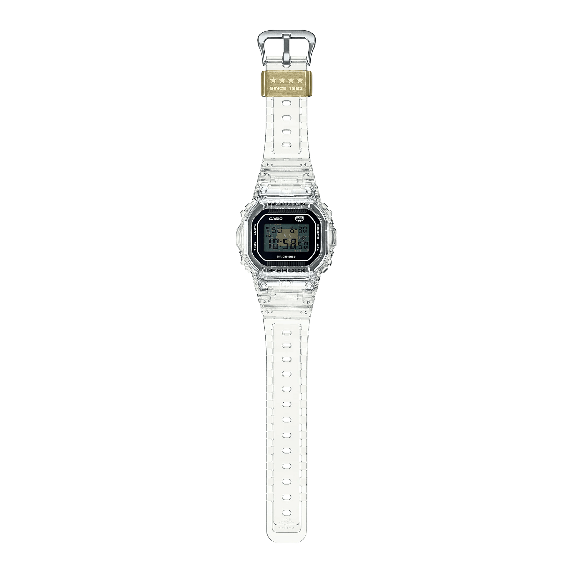 G-Shock 5600 Series - 40th Anniversary - Clear Remix - DW5040RX-7D - Jamies Jewellers