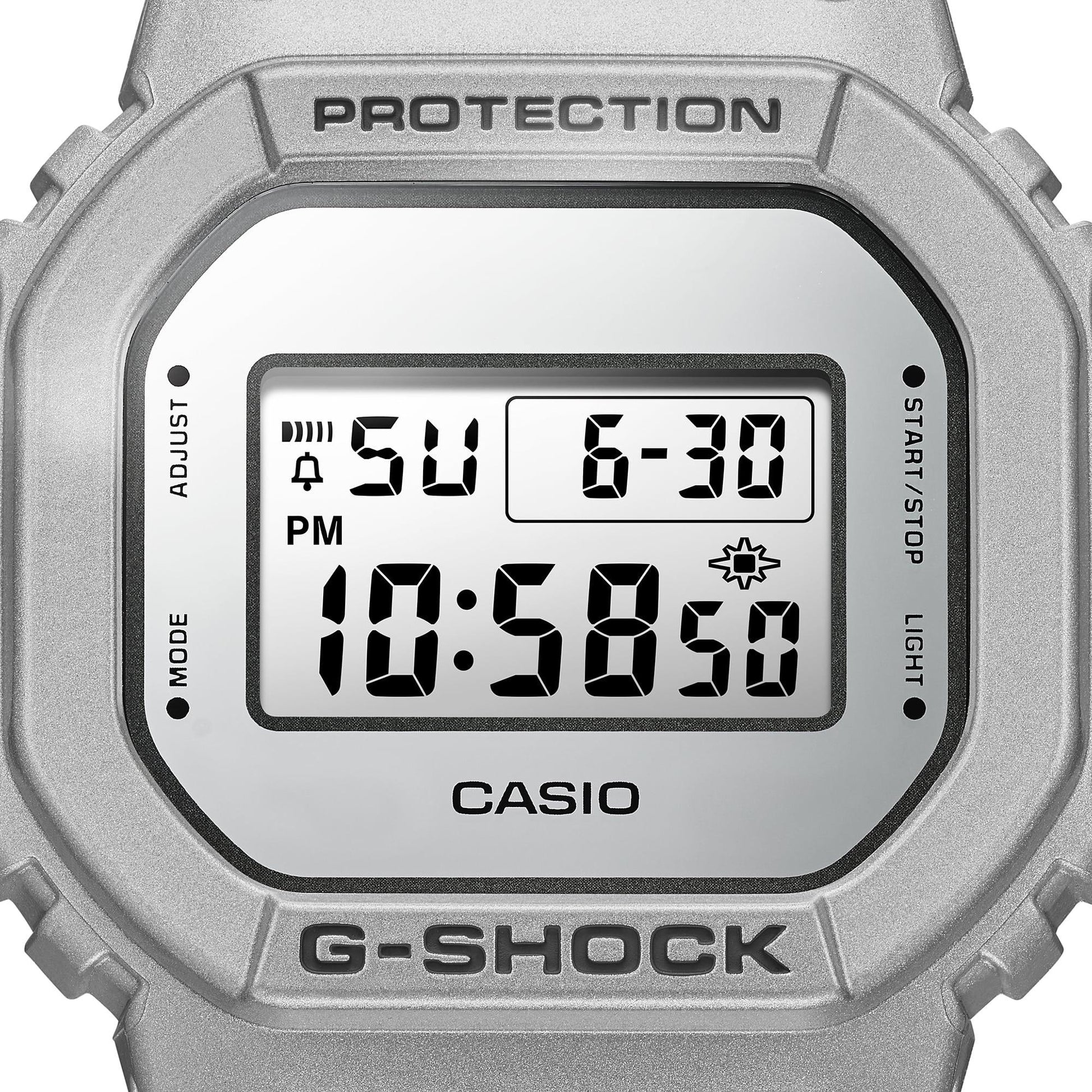 G-Shock Metallic Silver Forgotten Future - DW5600FF-8D - Jamies Jewellers
