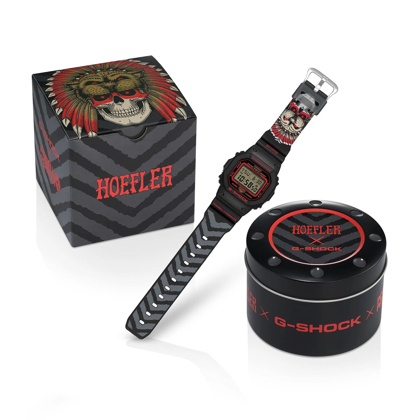 Limited Edition Kelvin Hoefler X Powell Peralta Collaboration Watch - DW5600KH-1D