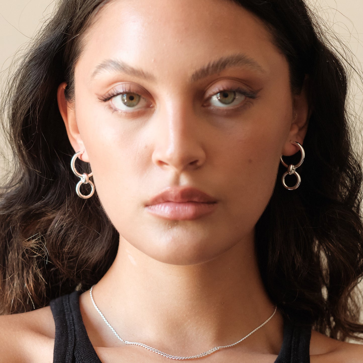 Roma Double Hoop Earrings