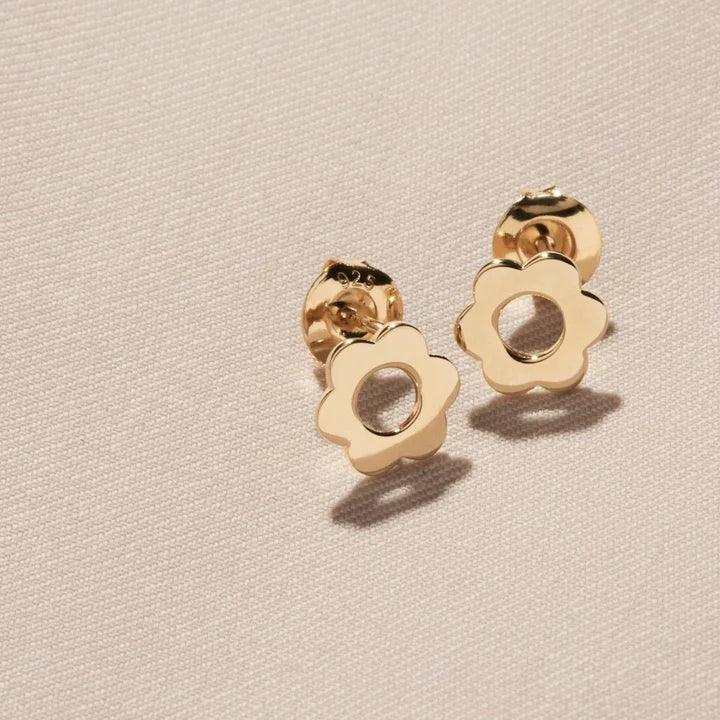 Wildflower Stud Earring - Gold Plated - Jamies Jewellers