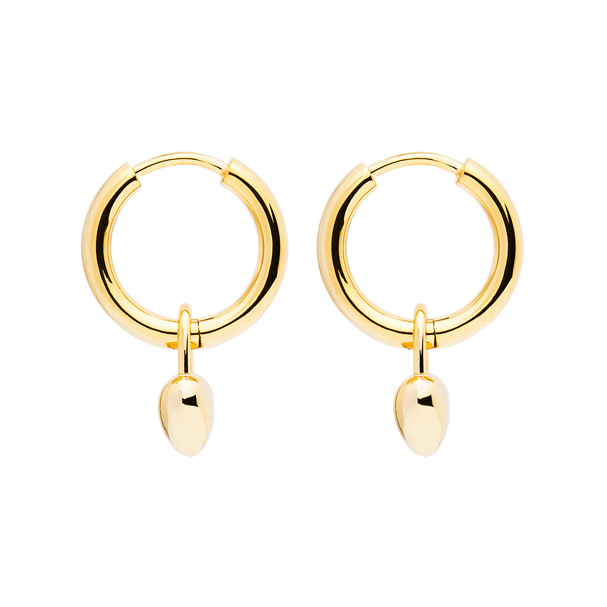 Amore Hoop Earrings -  Gold Plated