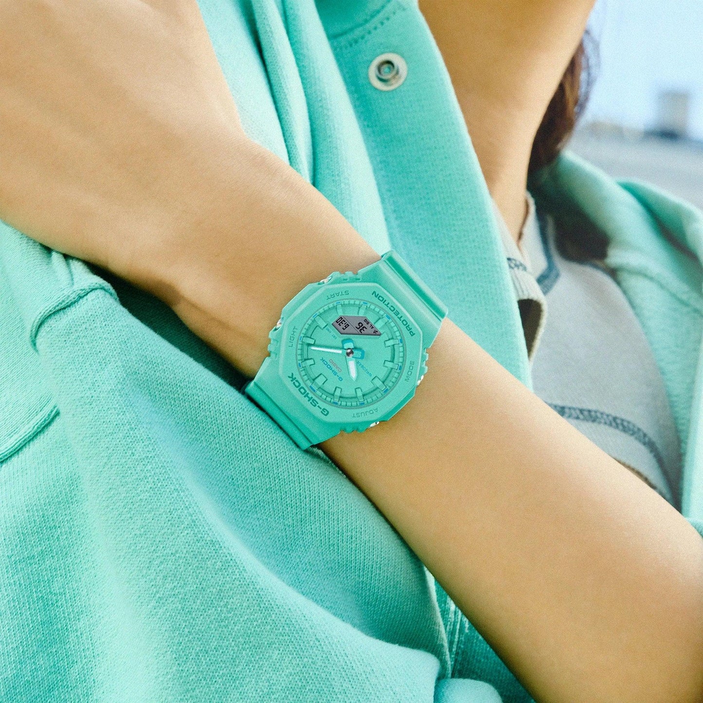 G-Shock Womens Series - Mid Duo Colour Concept Teal Watch - GMAP2100-2A - Jamies Jewellers