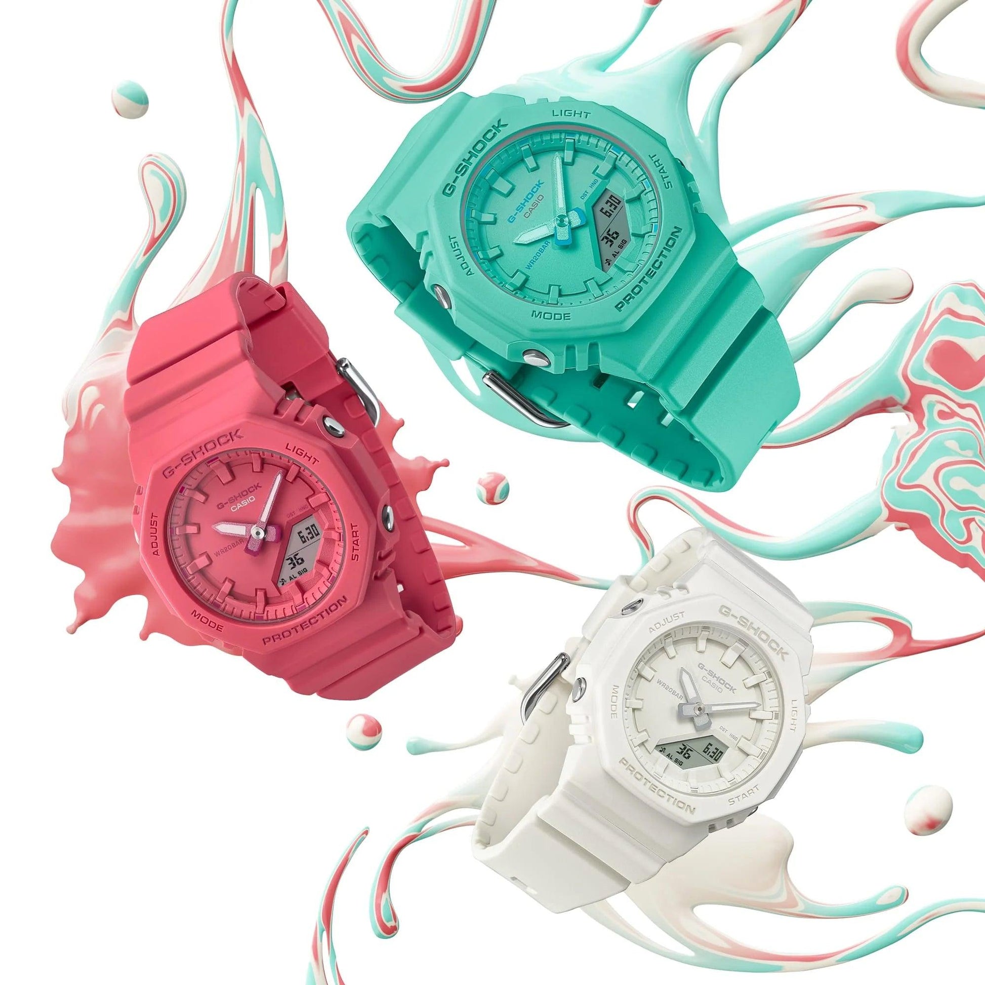 G-Shock Womens Series - Mid Duo Colour Concept Teal Watch - GMAP2100-2A - Jamies Jewellers