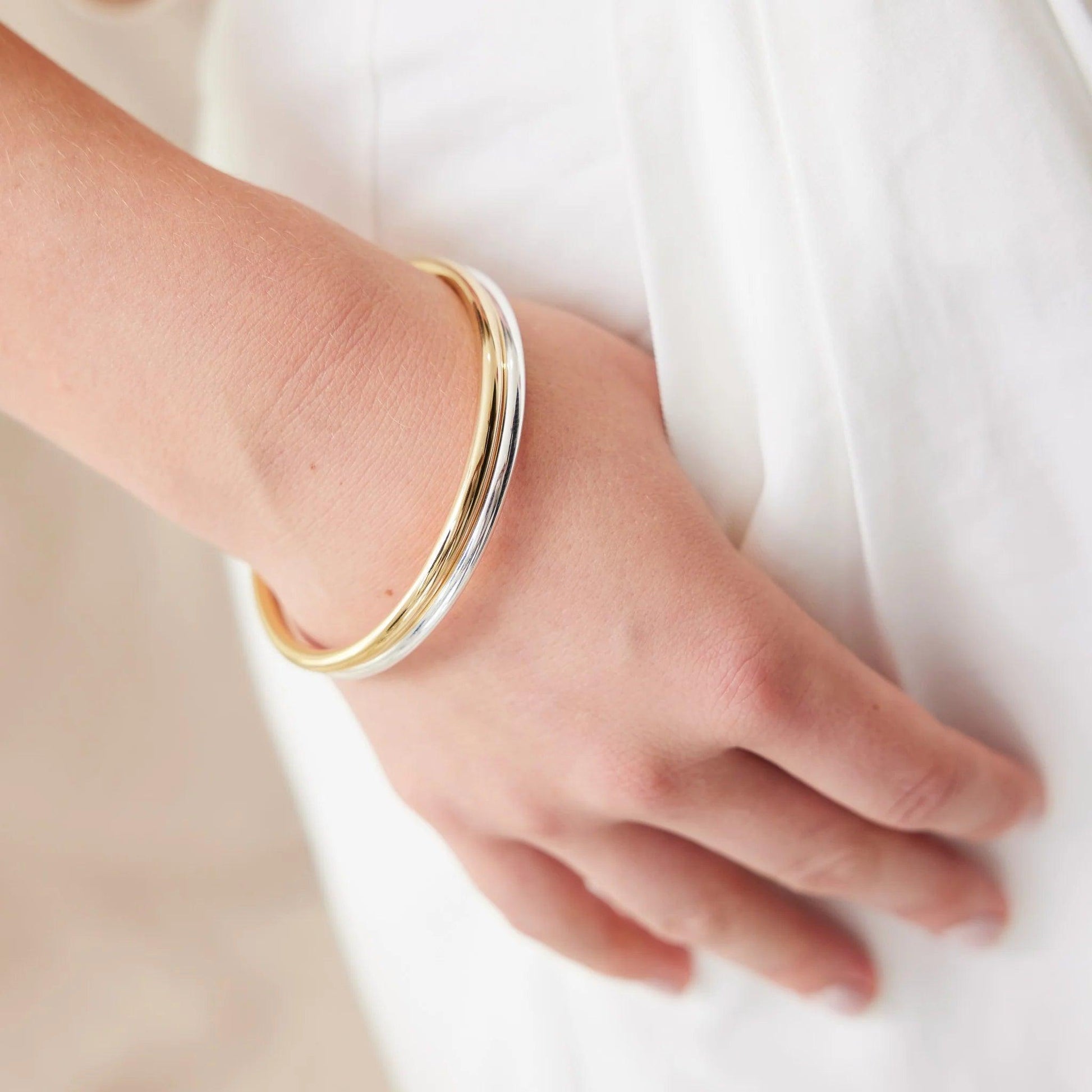 Simplicity Silver Bangle - Jamies Jewellers