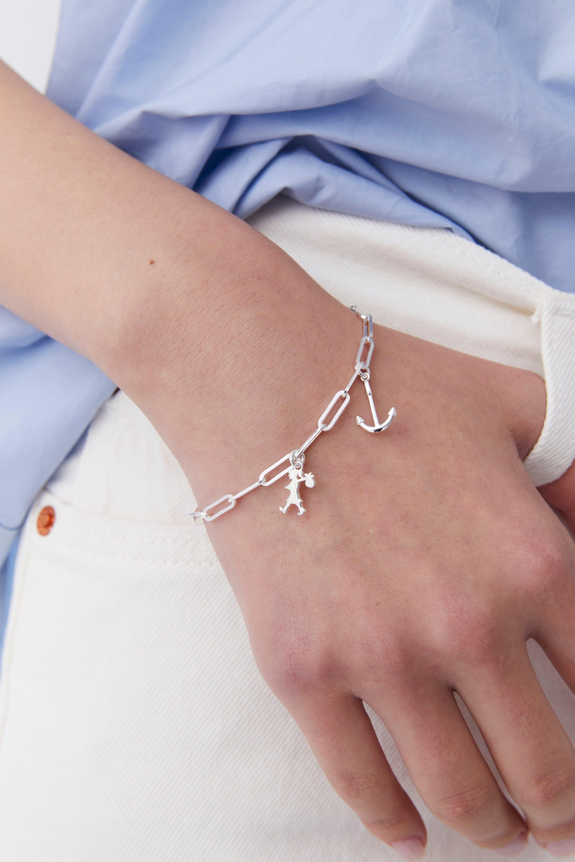 Sterling Silver Mini Anchor Charm - Jamies Jewellers